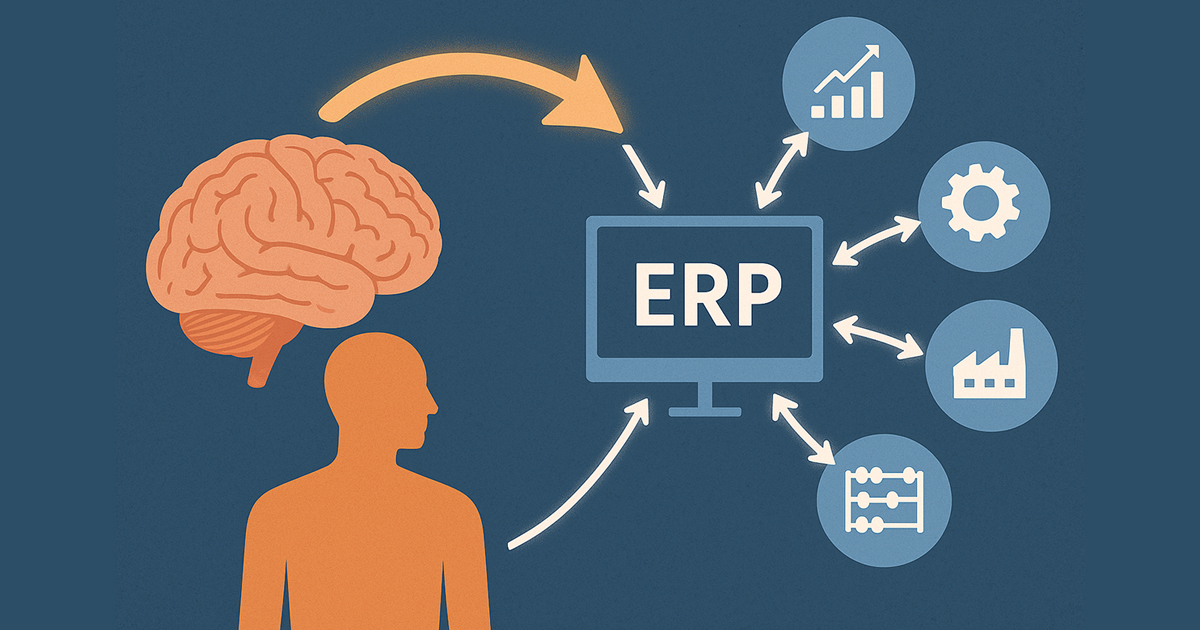Vergleichen Sie eine ERP-Software mit Ihrem Gehirn