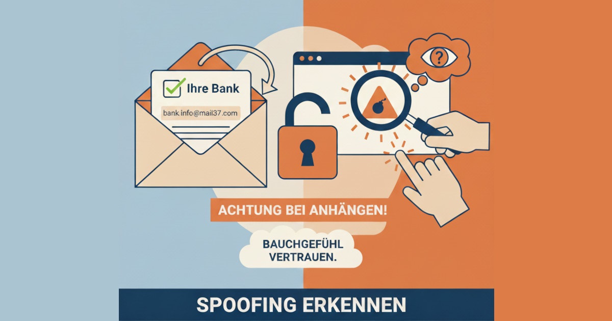 Spoofing erkennen: So schützen Sie sich vor E-Mail-Betrug