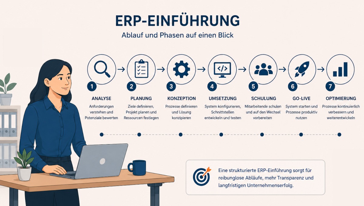 ERP-Einführung: Ablauf und Phasen