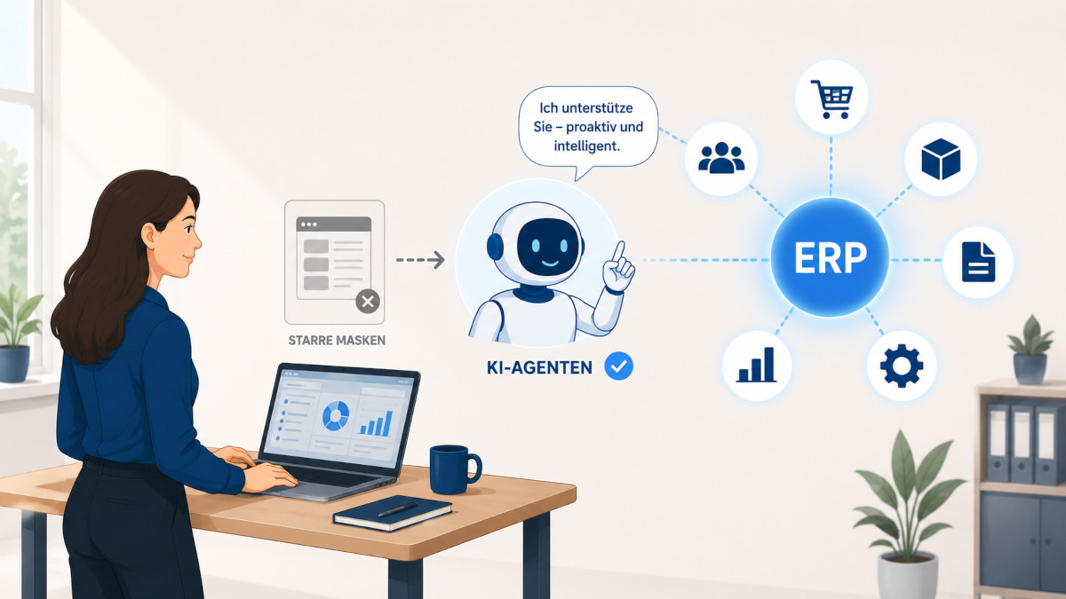 KI-Agenten statt starrer Masken: Wie agentische Workflows ERP-Prozesse im Mittelstand verändern